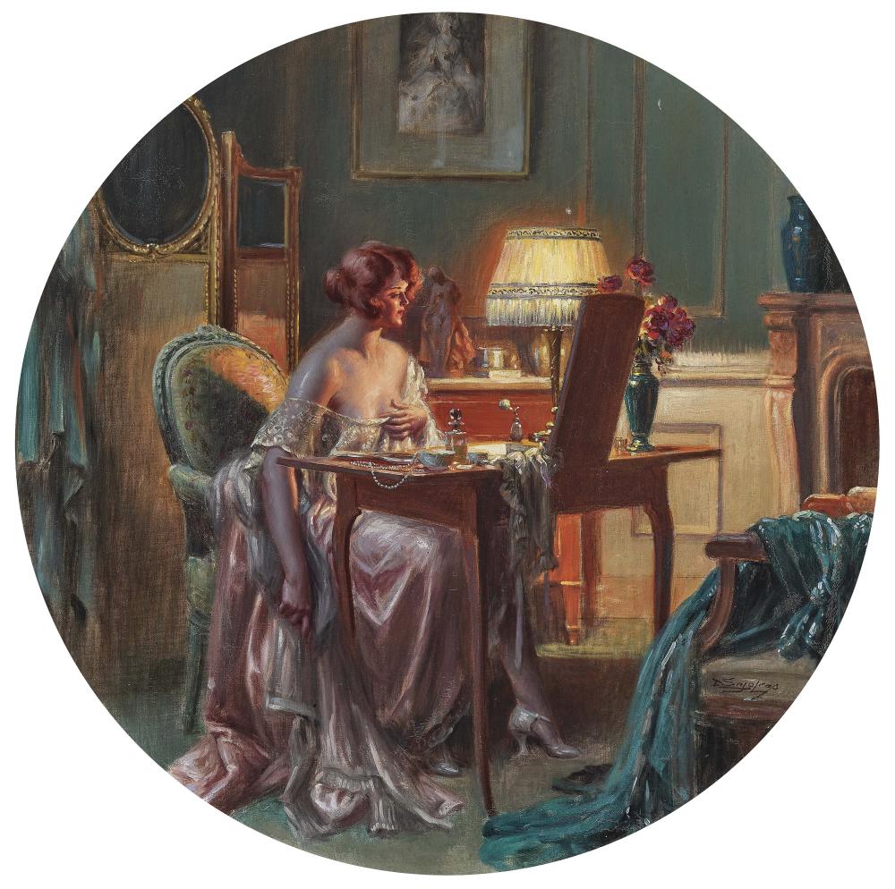 Signora alla toeletta